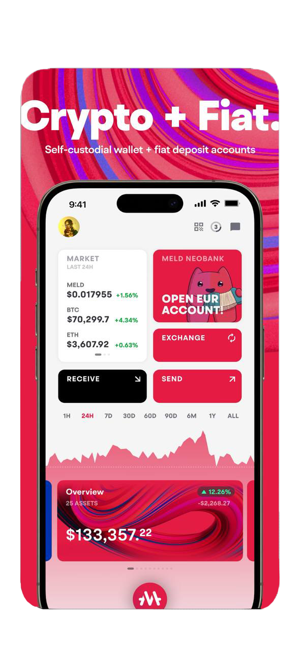 MELDapp Dashboard - Crypto + Fiat